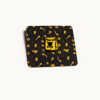 "Lunch" Metallic Pin