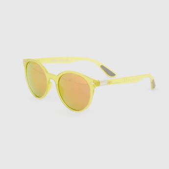 "Day Off" Lime Mirror Polarized Sunglasses