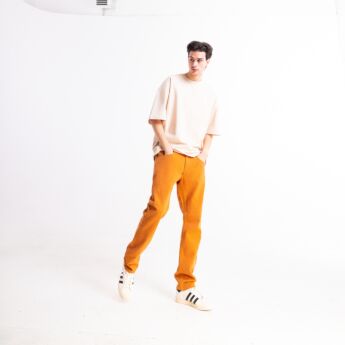 "Invert" Brown Denim Pants