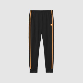 "Crooked" Black/Brown Track Pants