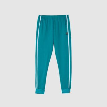 "Crooked" Teal/Aqua Track Pants