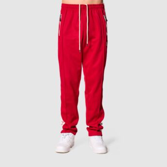 "Proof" Red Track Pants