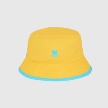 "Twin" Gold/Aqua Reversible Hat