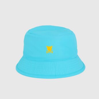"Twin" Gold/Aqua Reversible Hat