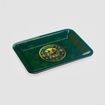 "Blaze" Green Rolling Tray