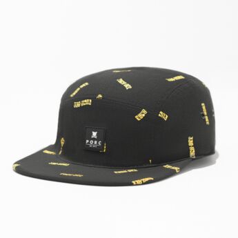 "FCK OFF" Mustard/Black Five Panel