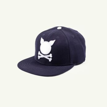 "Logo" Navy Premium Snapback