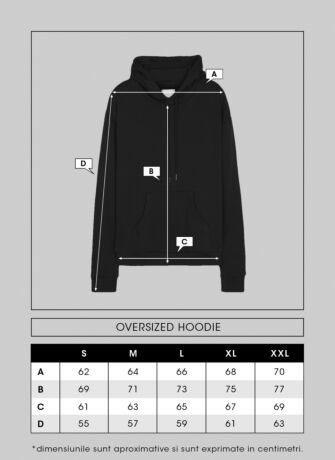 "Logo" Oversized Hooded Sweat
