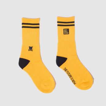 "Get Shit Done" Mustard Socks