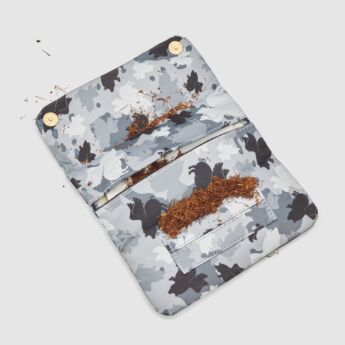 "Logo" Camouflage Grey Tobacco Wallet