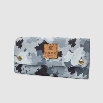 "Logo" Camouflage Grey Tobacco Wallet