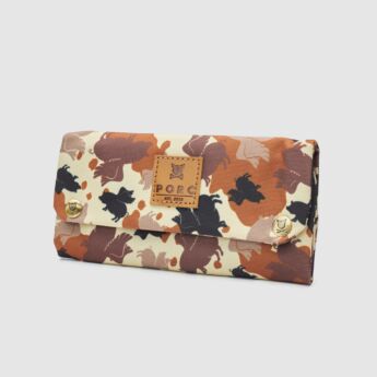 "Logo" Camouflage Brown Tobacco Wallet