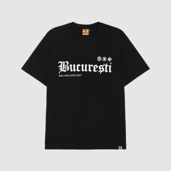 "Bucuresti" Black T-Shirt