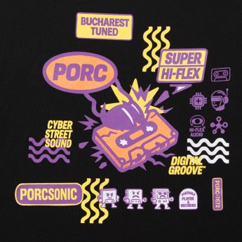 "Groove" Black T-Shirt