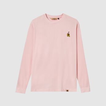 "Banana" Pale Rose Longsleeve T-Shirt