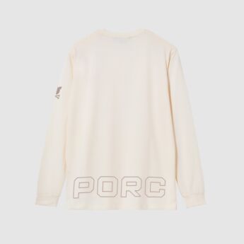 "Digital" Off White Longsleeve T-Shirt