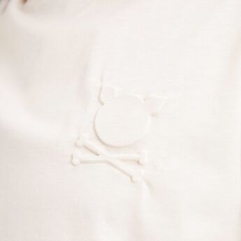 "Essential Logo" Off White Longsleeve T-Shirt
