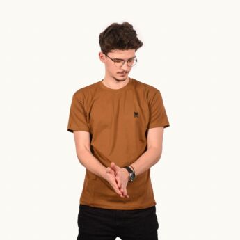 "Essential Logo" Brown T-Shirt
