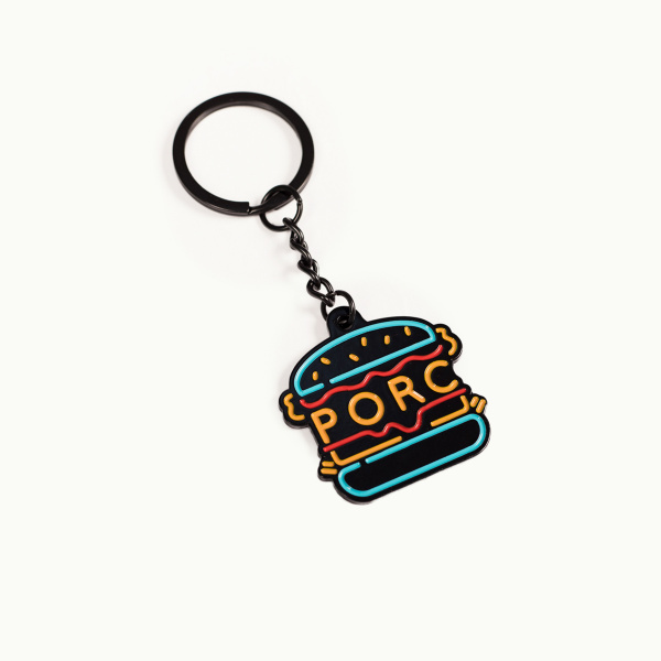 "Neon" Metallic Keychain