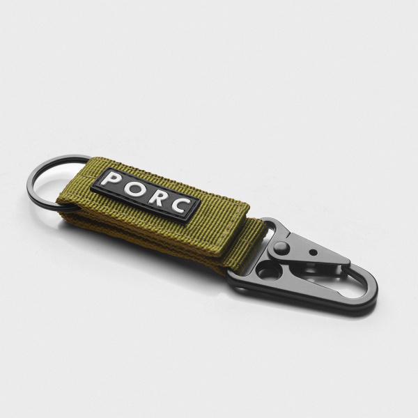"Action" Olive Keystrap