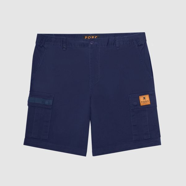 "Collect" Navy Cargo Shorts