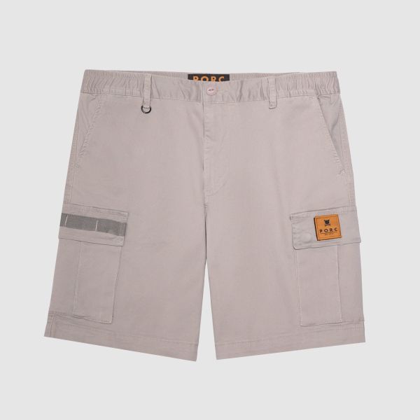 "Collect" Stone Cargo Shorts