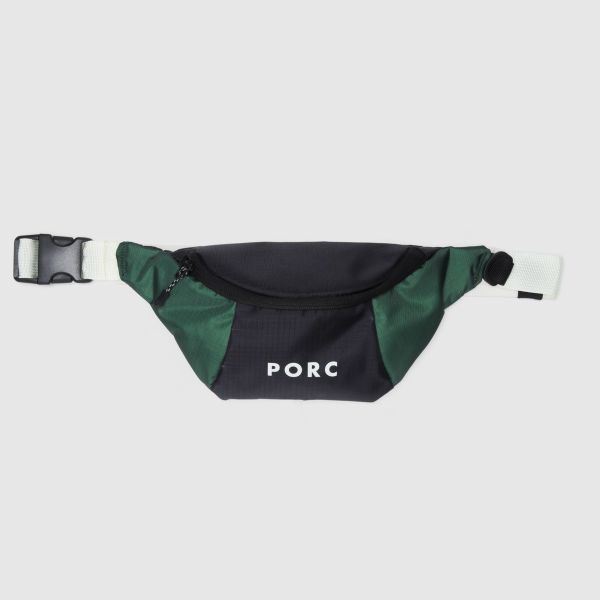 "Incognito" Black/Olive Reversible Hip Bag