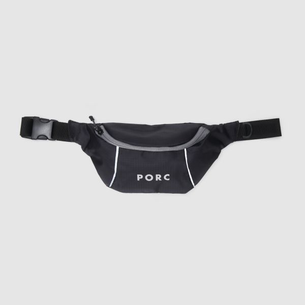 "Incognito" Black Reversible Hip Bag