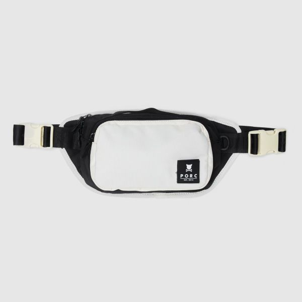 "Jack" Black/Off white Hip Bag