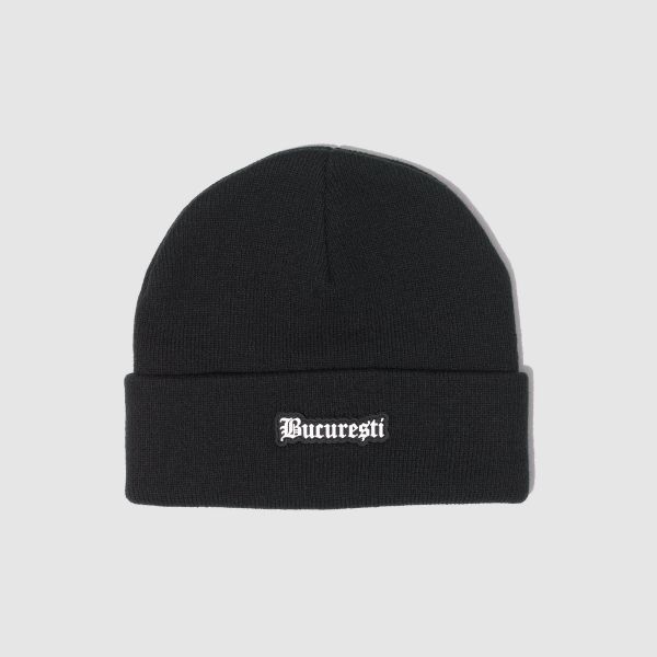 "`24 Bucuresti" Black Beanie