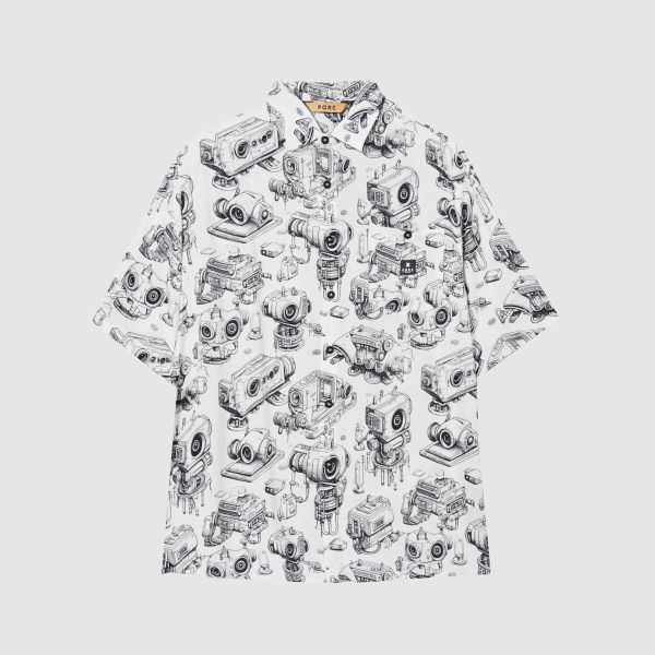 "Control" Black/White Shirt