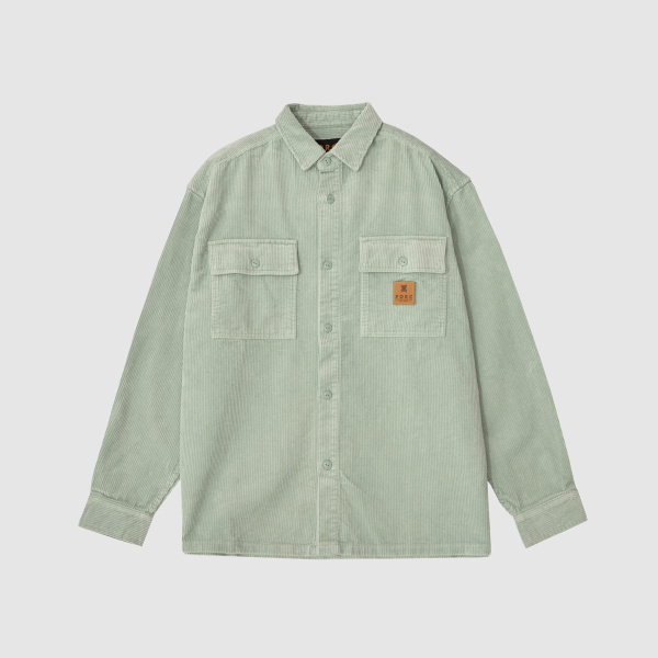 "Proper" Mint Corduroy Shirt
