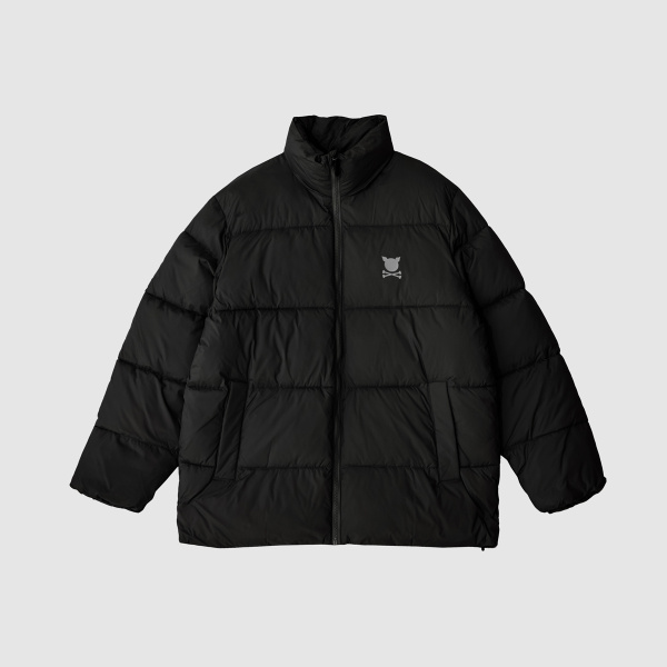 "Shadow" Black Puffer Jacket
