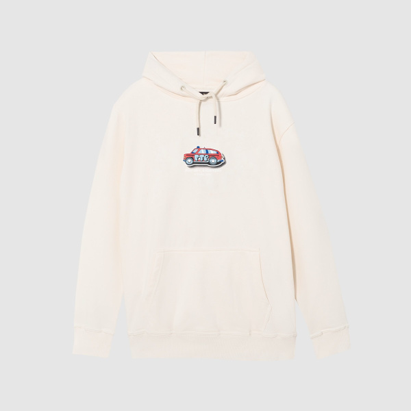 "1312" Off White Hooded Sweat