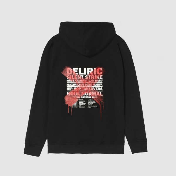 "DXSSIII_009" Black Hooded Sweat