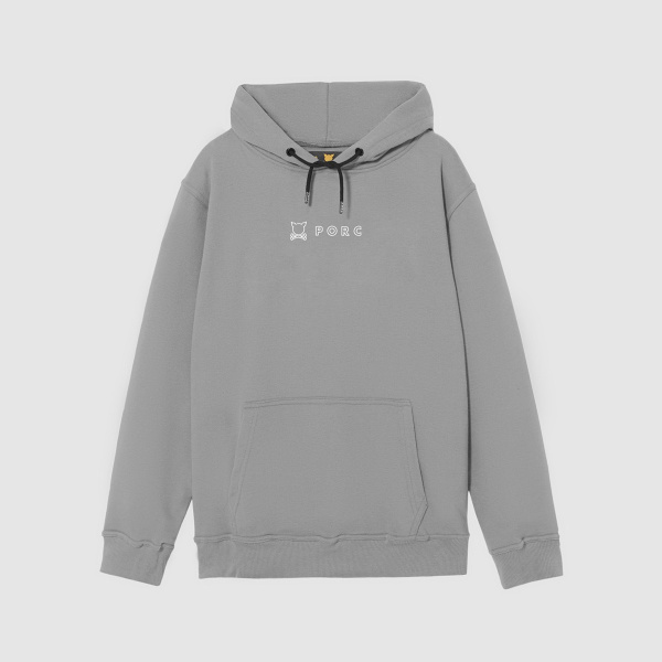 "Vital" Charcoal Hooded Sweat