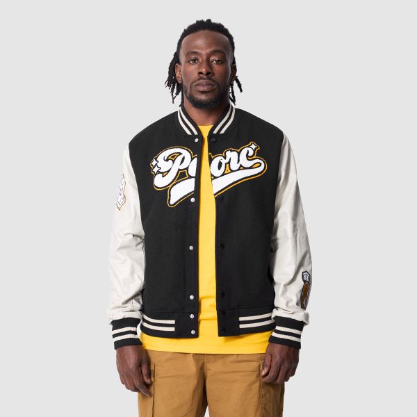 "League" Black/White Jacket
