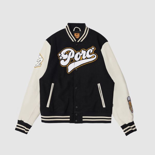 "League" Black/White Jacket