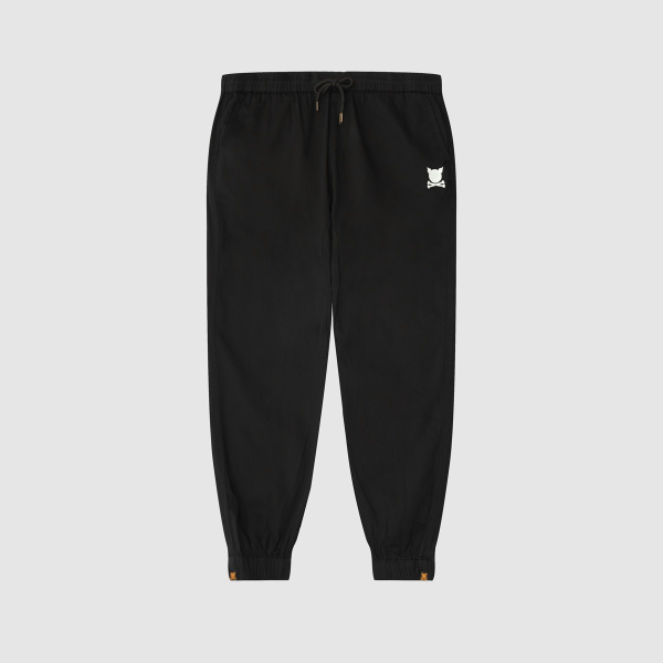 "Essential Logo" Black Joggers