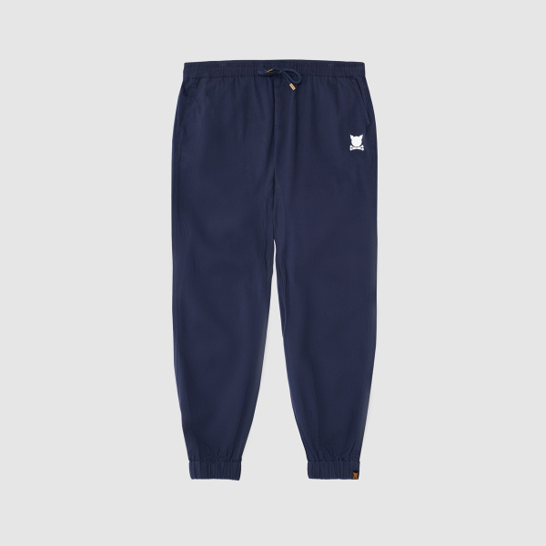 "Essential Logo" Navy Joggers