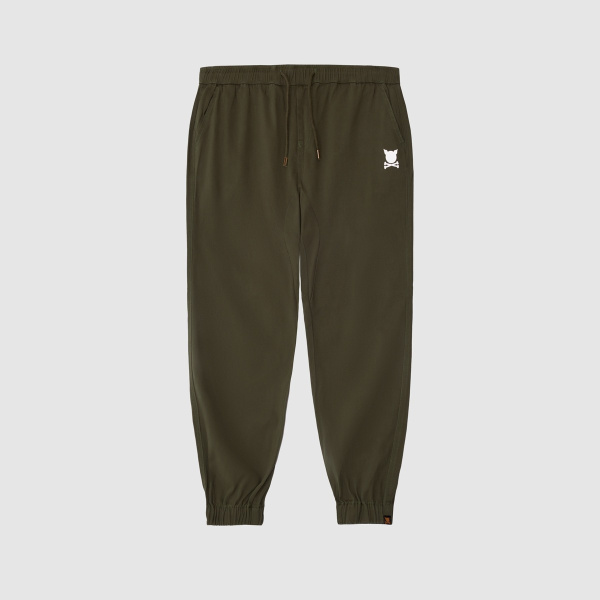 "Essential Logo" Olive Joggers