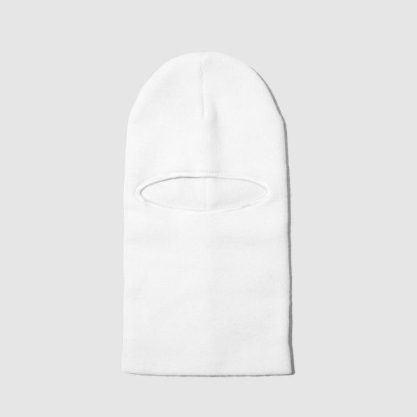 "Incognito" White Ski Mask