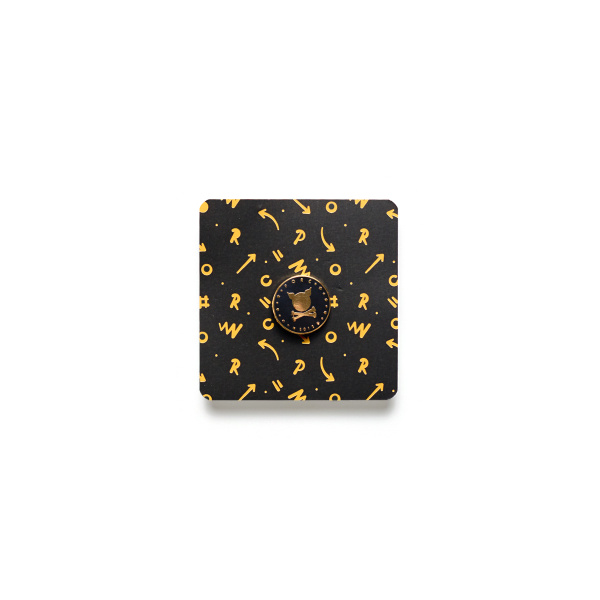 "Full Moon" Metallic Pin