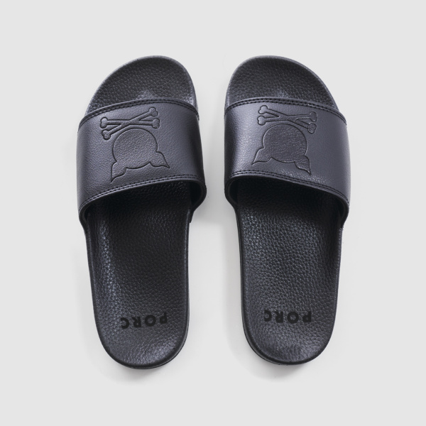 "Major" Black/Black Slides