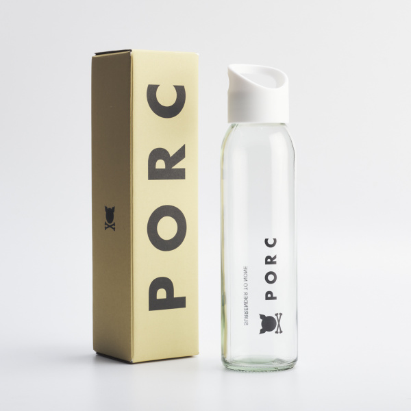 "Elements" White Hydration Bottle