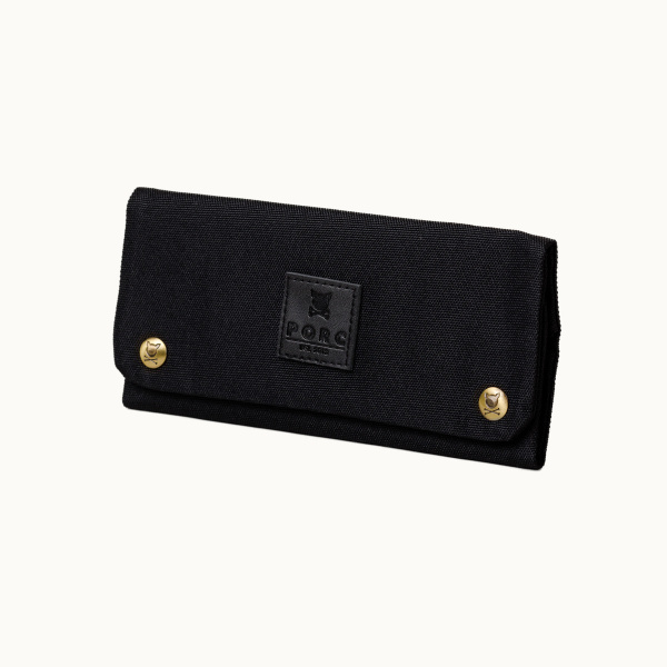 "Logo" All Black Tobacco Wallet