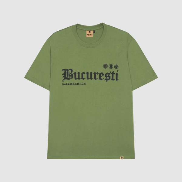 "Bucuresti" Olive T-Shirt