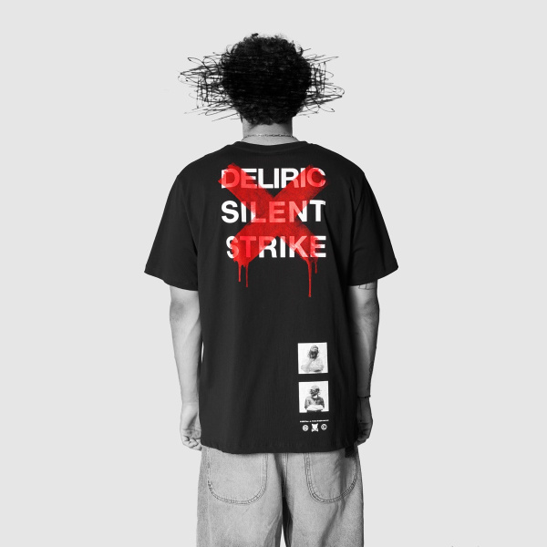 "DXSSIII_007" Black T-Shirt