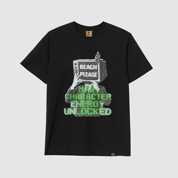 "Main Character" Black T-Shirt