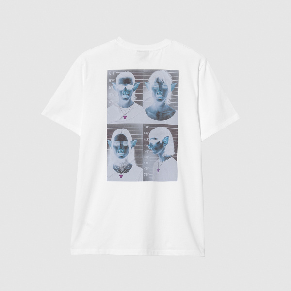 "No Clean Record" White T-Shirt